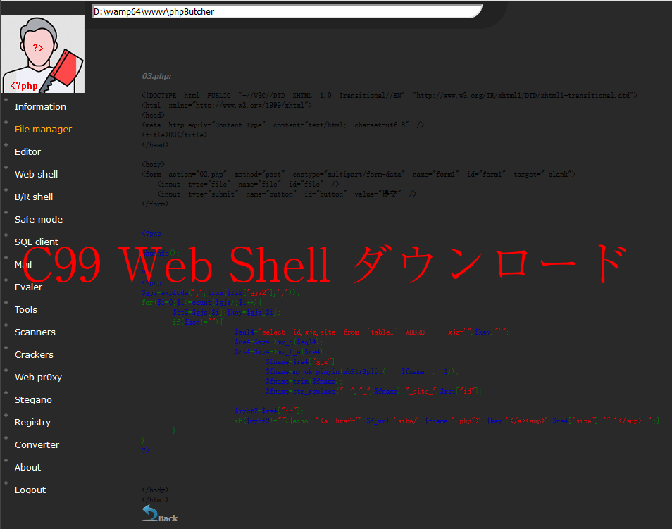 download shell php c99